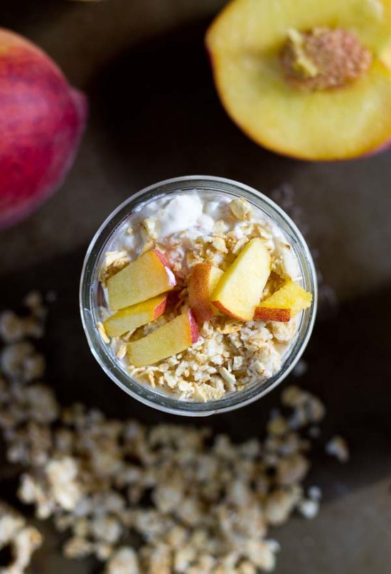 Peach Parfaits | Naturally Sweetened and Easy Meal Prep Recipe