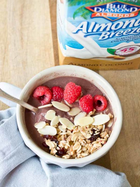 Almond Coconut Acai Bowls | Love & Zest