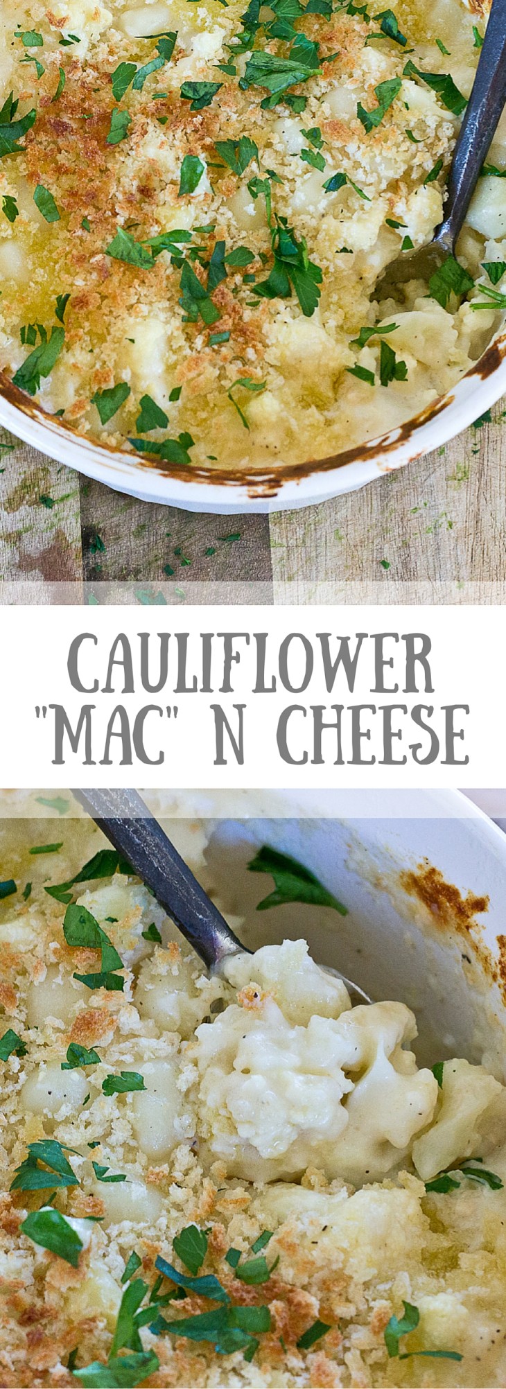 Baked Cauliflower Mac n Cheese | Love & Zest