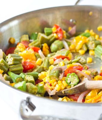 Okra Succotash | Love & Zest