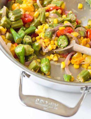 Okra Succotash | Love & Zest