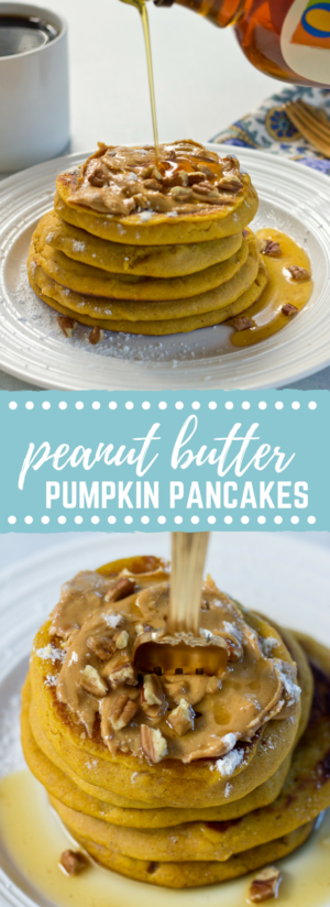 Peanut Butter Pumpkin Pancakes | Love & Zest | Breakfast Recipe