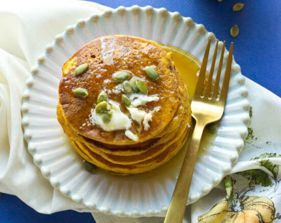 Gluten Free Pumpkin Pancakes 