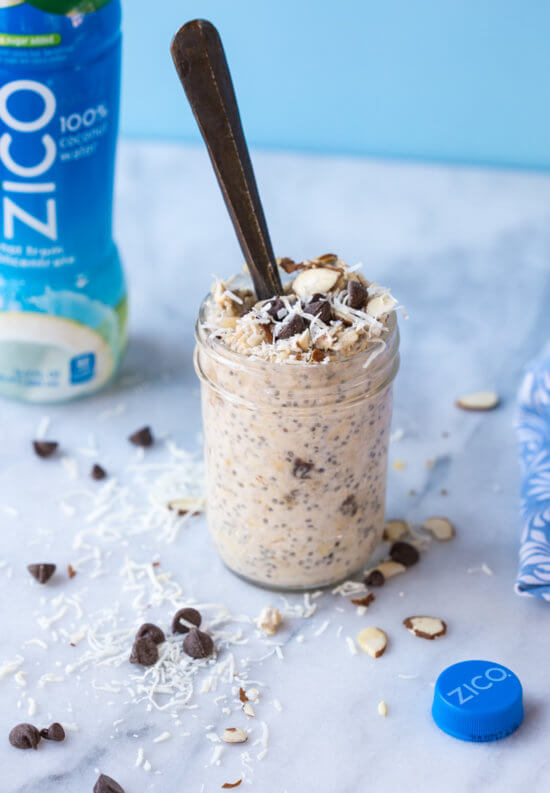 Almond Joy Overnight Oats Recipe Vegan Overnight Oats Recipe