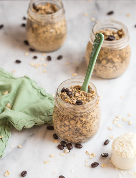 Cold Brew Coffee Overnight Protein Oatmeal | 5 Easy Oatmeal Recipes