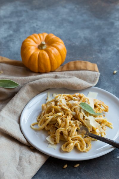 Pumpkin Spice Vodka Sauce Linguine 