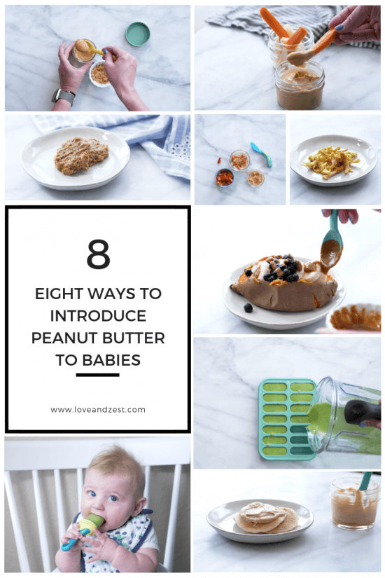 How to Feed Peanut Butter to Baby 8 ways on early peanut introduction