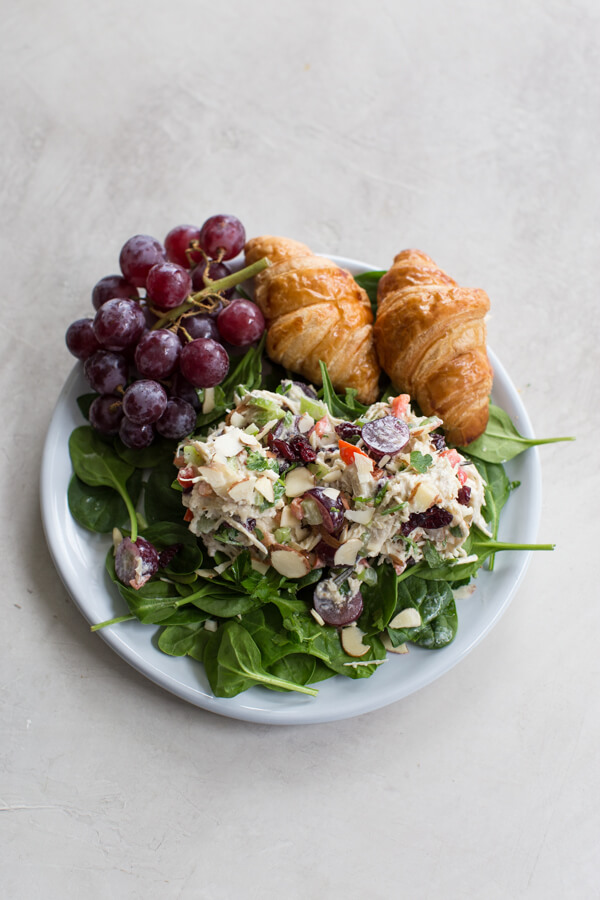 Greek Yogurt Chicken Salad with Grapes | Easy Chicken Salad Recipe