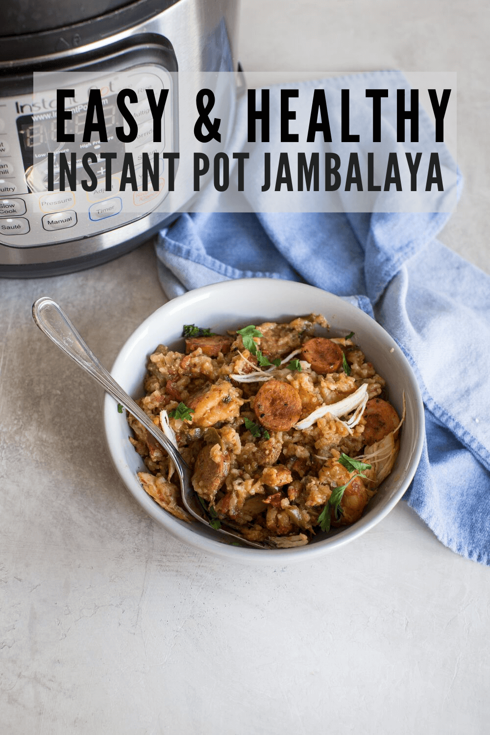 Instant Pot Jambalaya Healthy Jambalaya Recipe